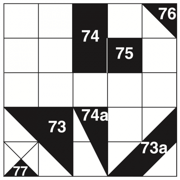 Set M, The 12" Five-Patch Block Set by Marti Michell